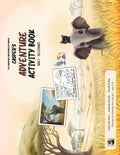 Casper's Adventure Activity Book 2: The Elephants, back cover and spine