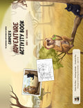 Casper's Adventure Activity Book 4: The Baboons, back cover and spine