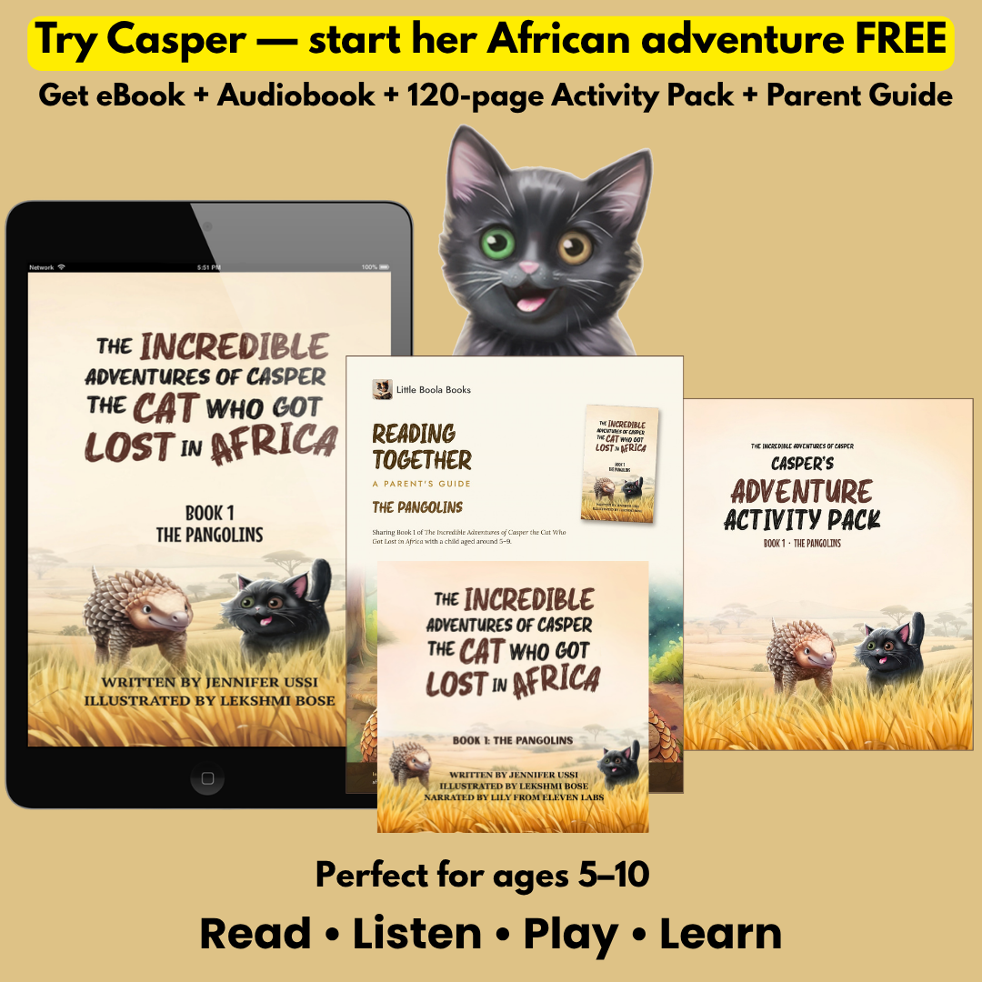 The free Try Casper pack: Book 1 ebook, audiobook and activity pack