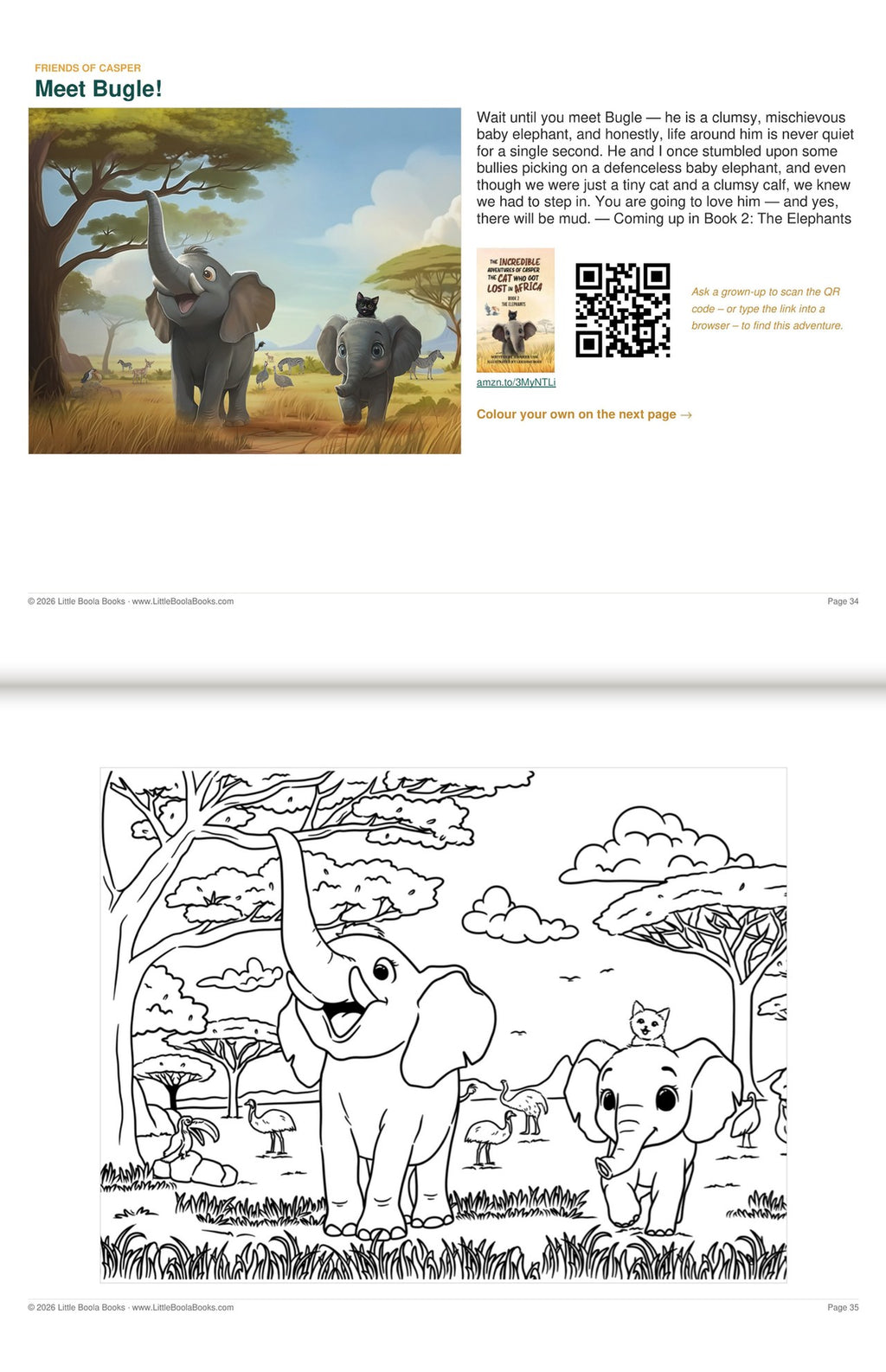 Inside Activity Book 1: The Pangolins. Friends of Casper: meet a friend from the next book, then colour them in