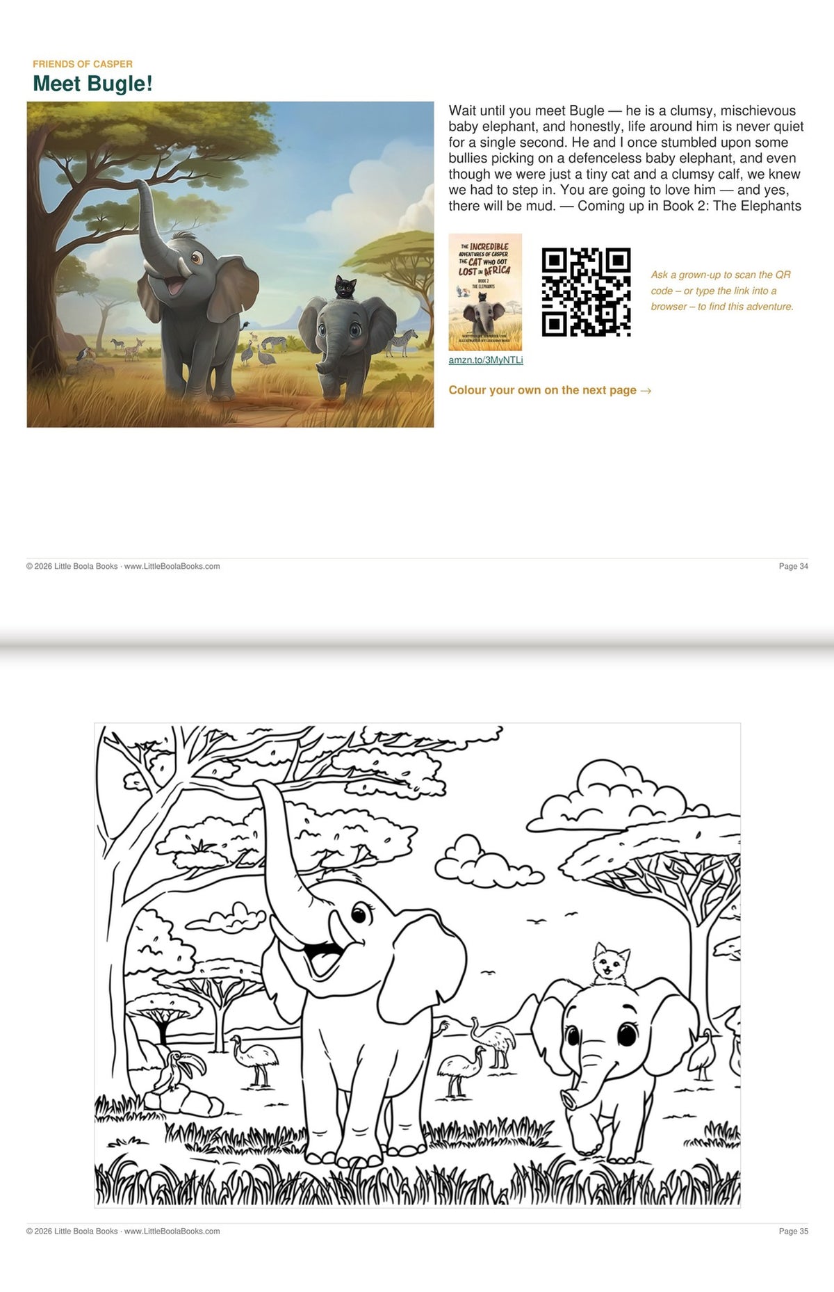 Inside Activity Book 1: The Pangolins. Friends of Casper: meet a friend from the next book, then colour them in