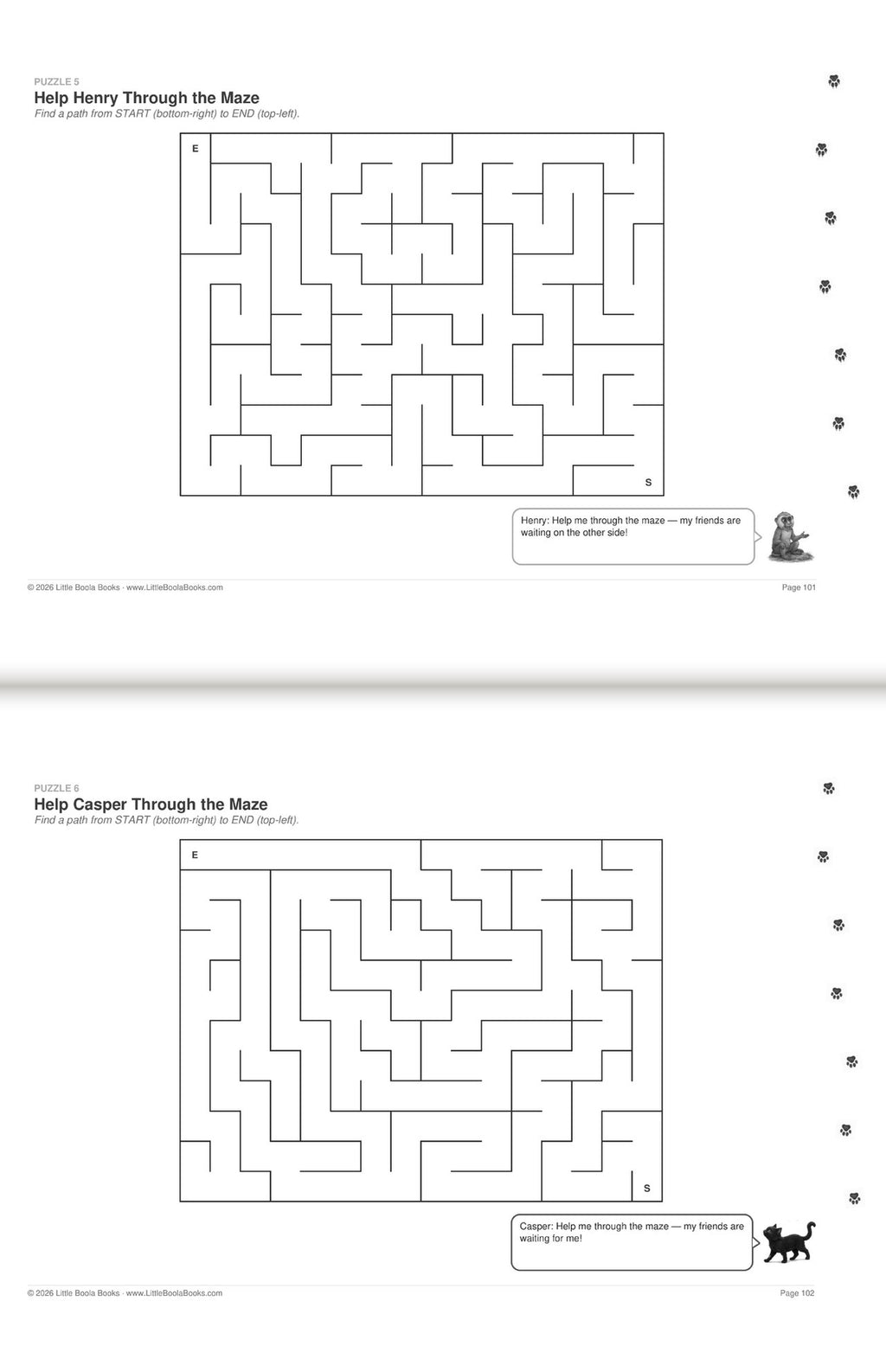 Inside Activity Book 1: The Pangolins. Puzzles & Play: help find the way through the maze