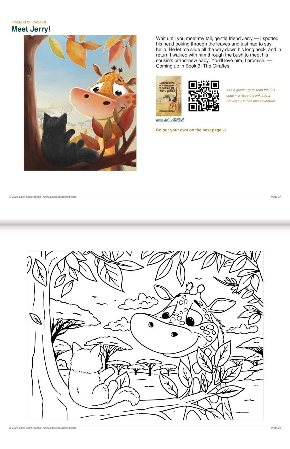 Inside Activity Book 2: The Elephants. Friends of Casper: meet a friend from the next book, then colour them in
