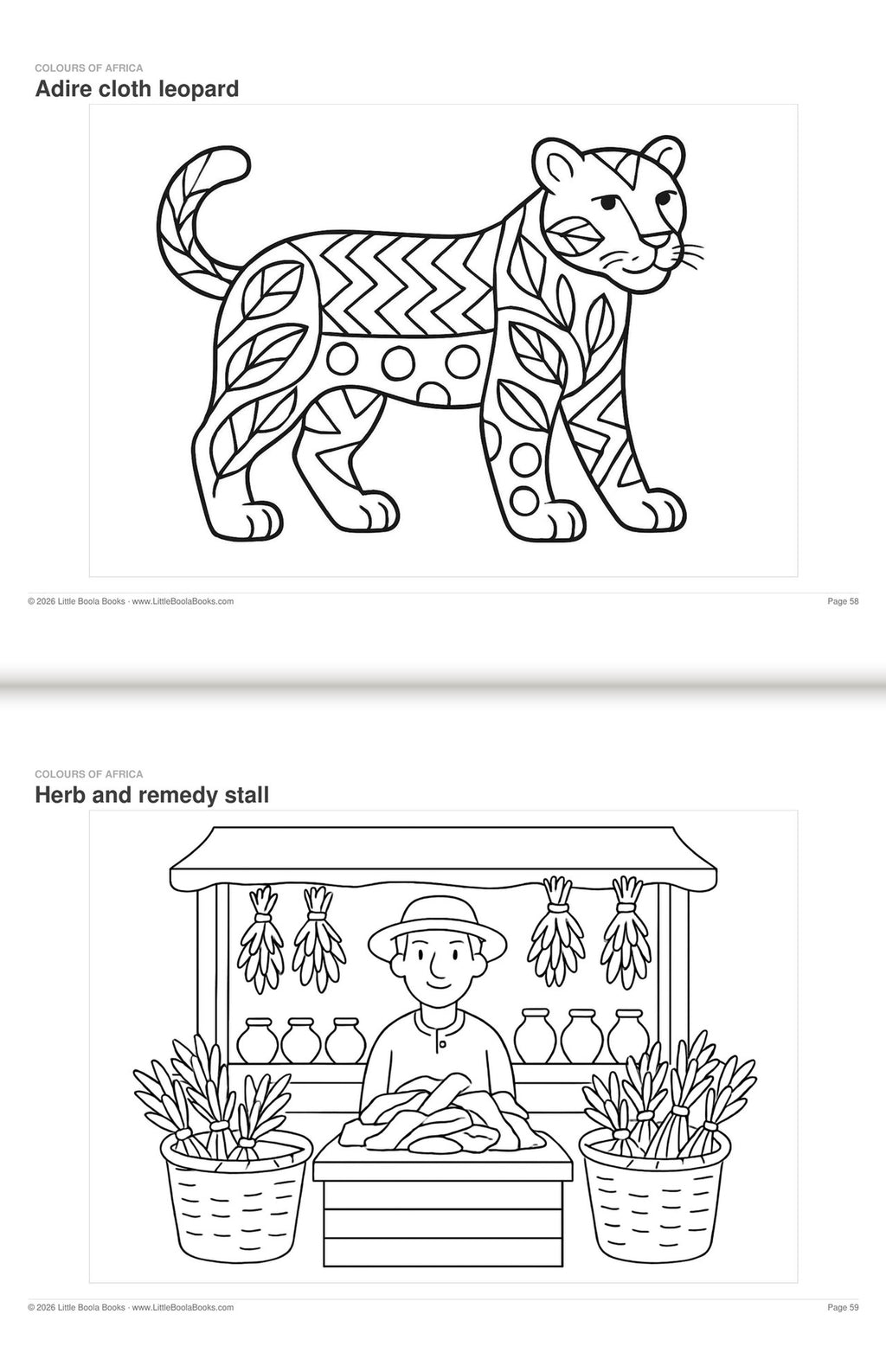 Inside Activity Book 3: The Giraffes. Colours of Africa: African patterns and scenes to colour