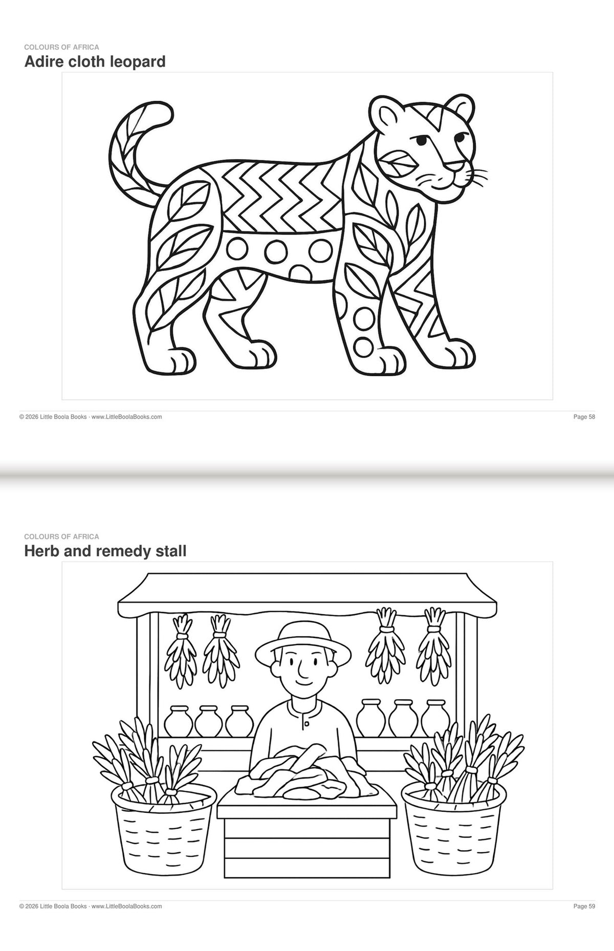 Inside Activity Book 3: The Giraffes. Colours of Africa: African patterns and scenes to colour