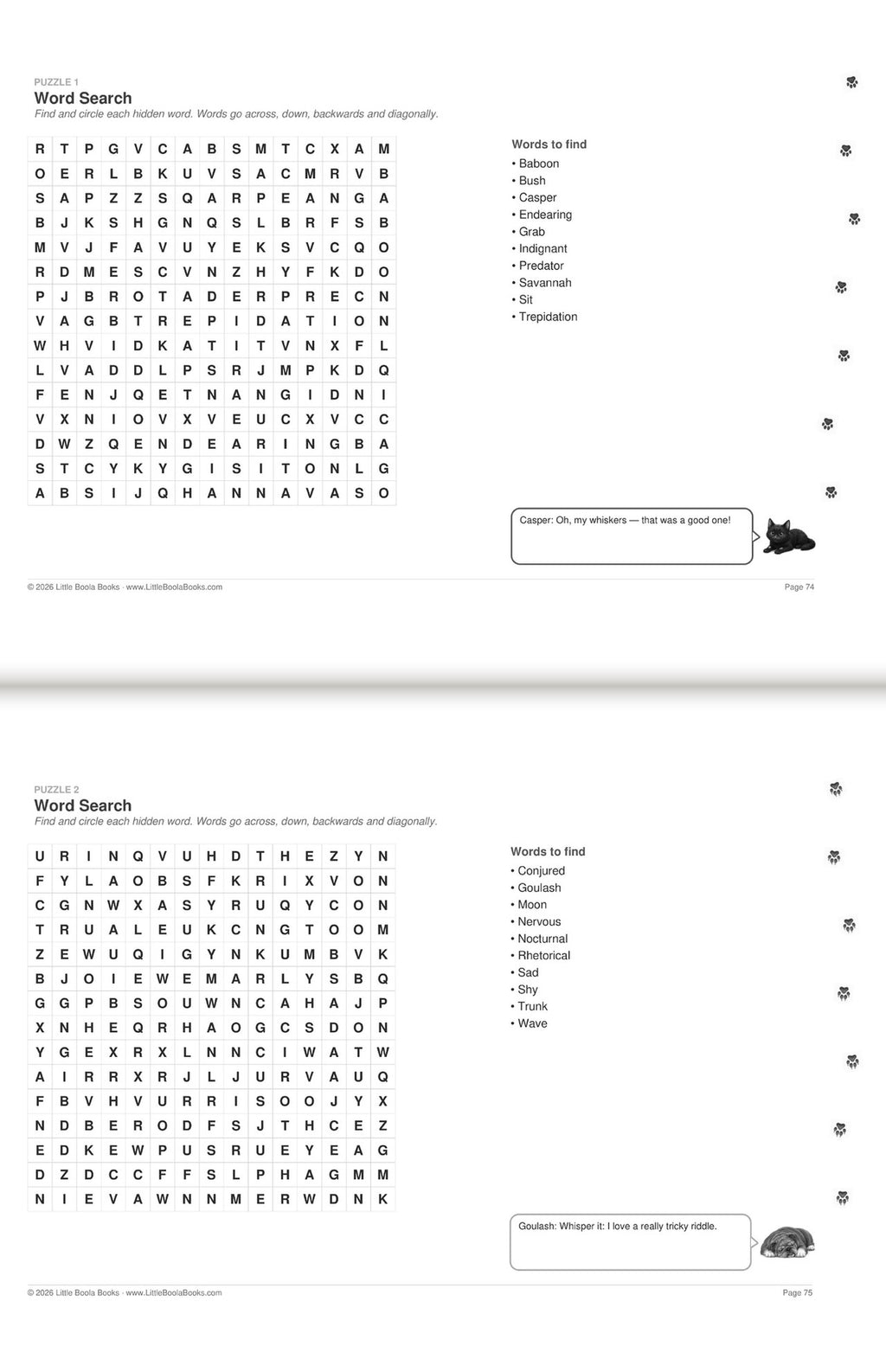 Inside Activity Book 4: The Baboons. Puzzles & Play: word searches