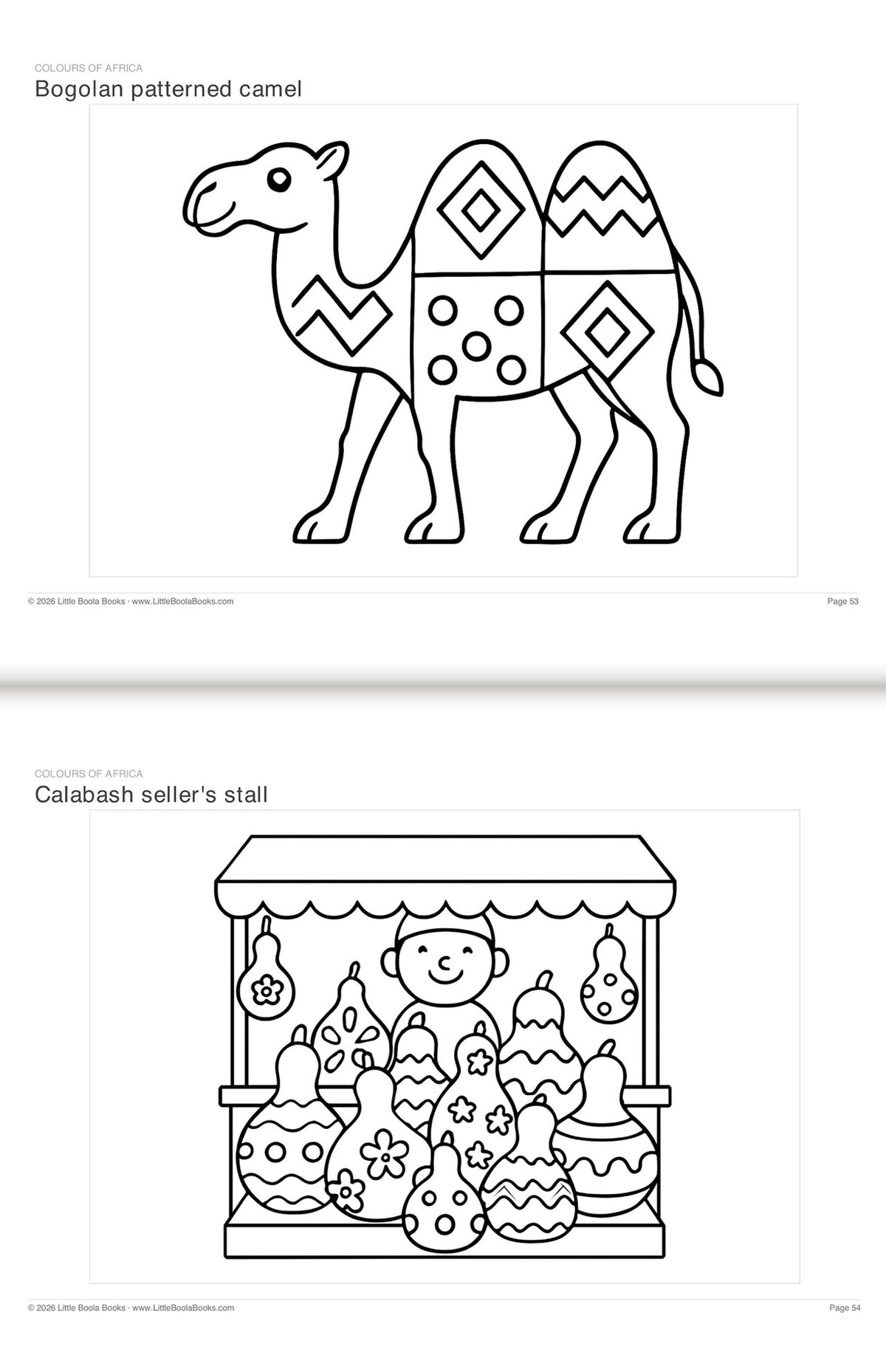 Inside Activity Book 5: The Lions. Colours of Africa: African patterns and scenes to colour