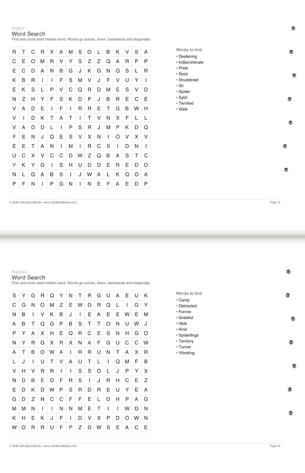 Inside Activity Book 5: The Lions. Puzzles & Play: a word search