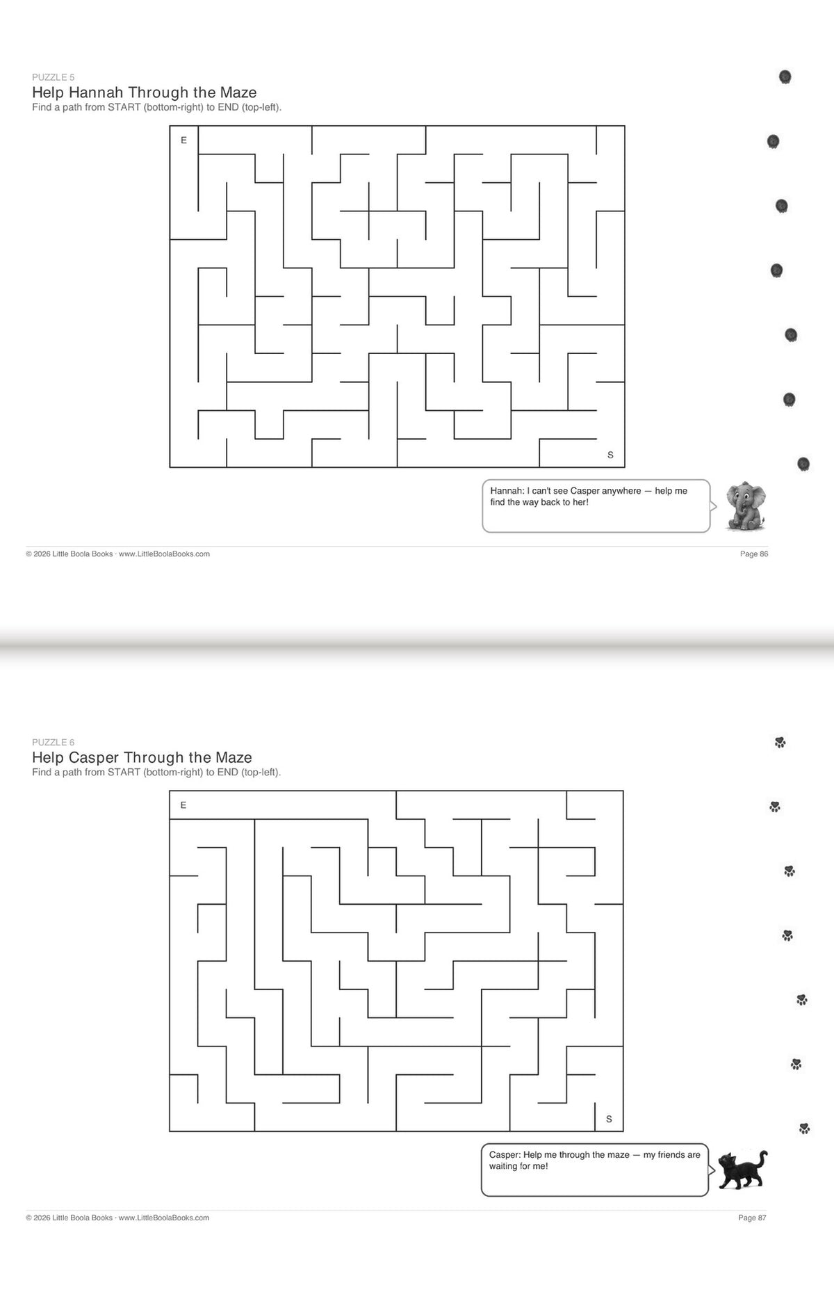 Inside Activity Book 6: The Ostriches. Puzzles & Play: a maze