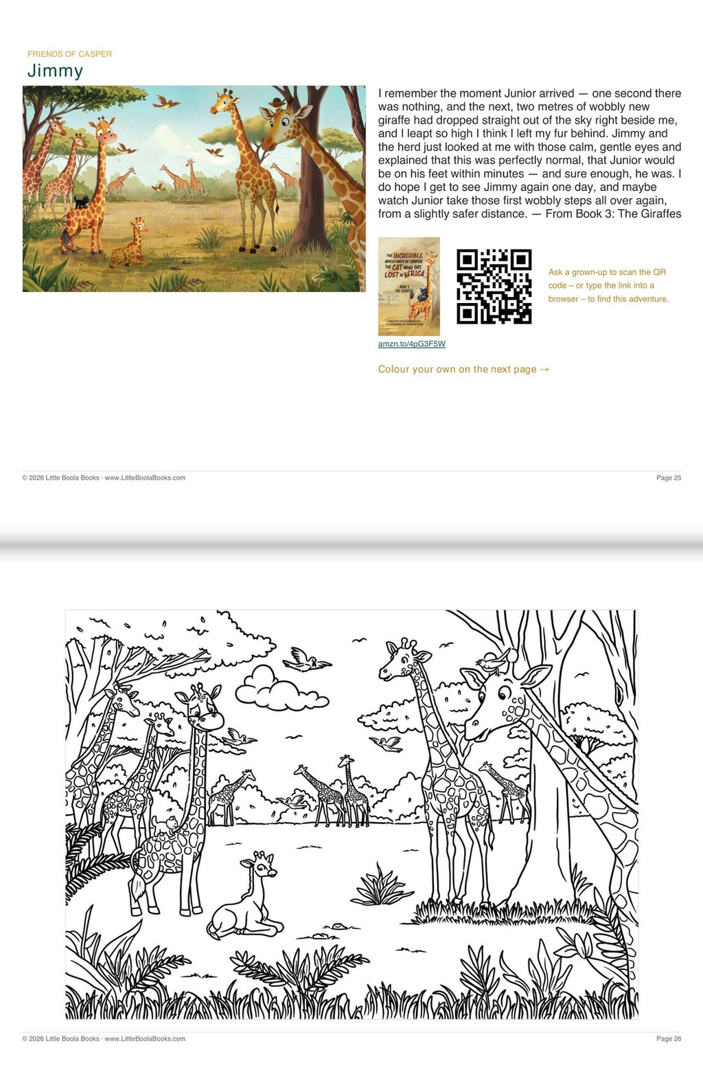Inside Activity Book 7: The Vultures. Friends of Casper: meet a friend from another book, then colour them in