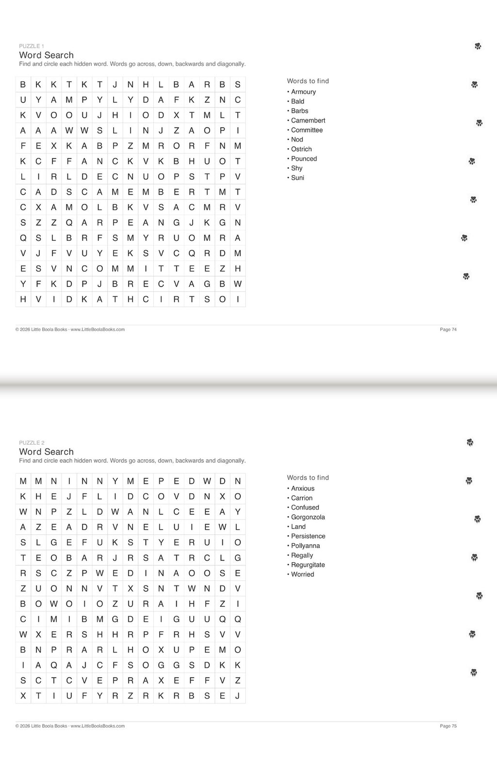 Inside Activity Book 7: The Vultures. Puzzles & Play: a word search