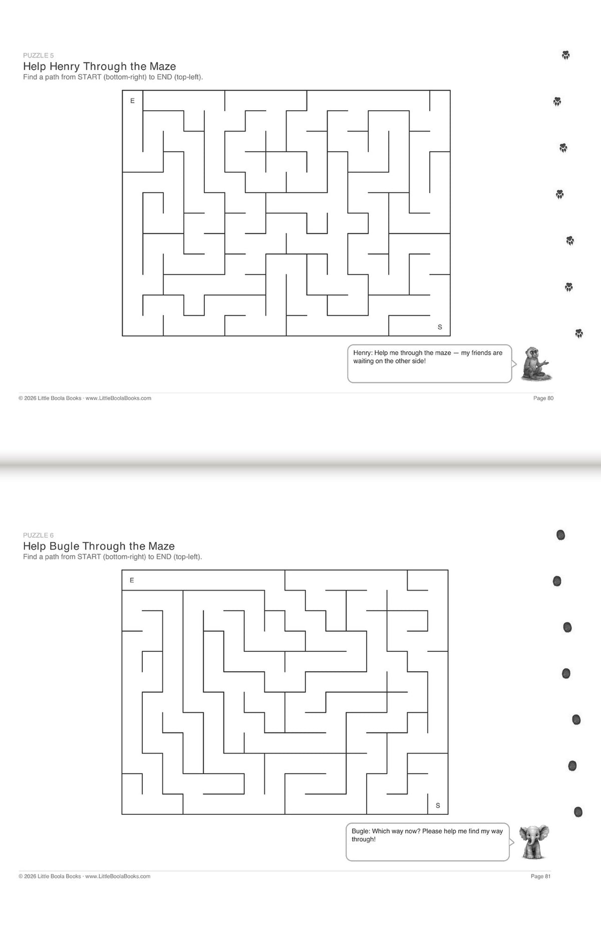 Inside Activity Book 7: The Vultures. Puzzles & Play: a maze