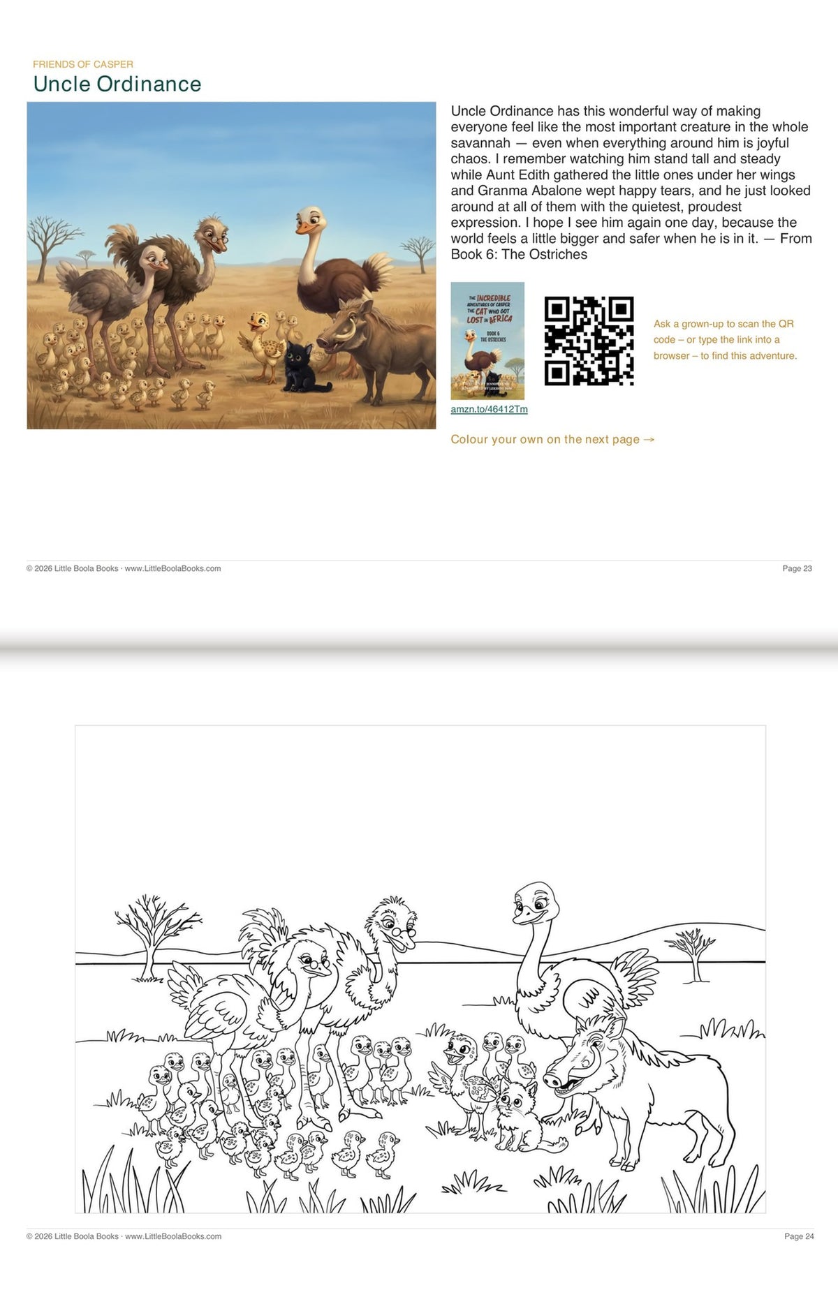 Inside Activity Book 9: The Hippos. Friends of Casper: meet a friend from another book, then colour them in