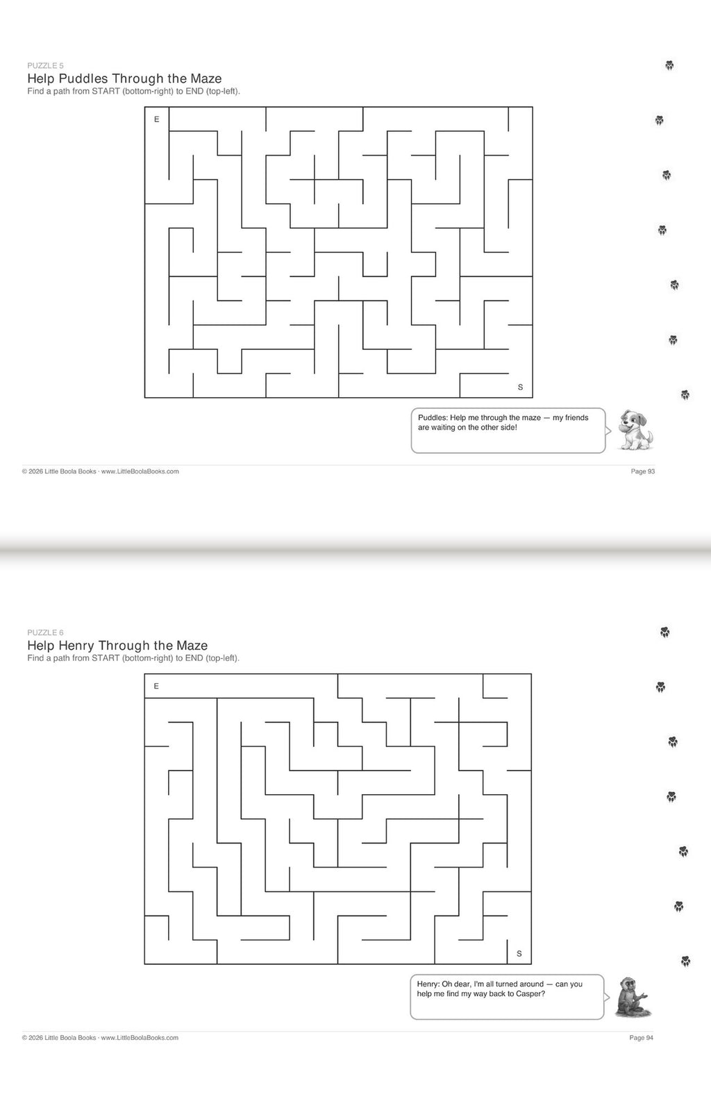 Inside Activity Book 9: The Hippos. Puzzles & Play: a maze