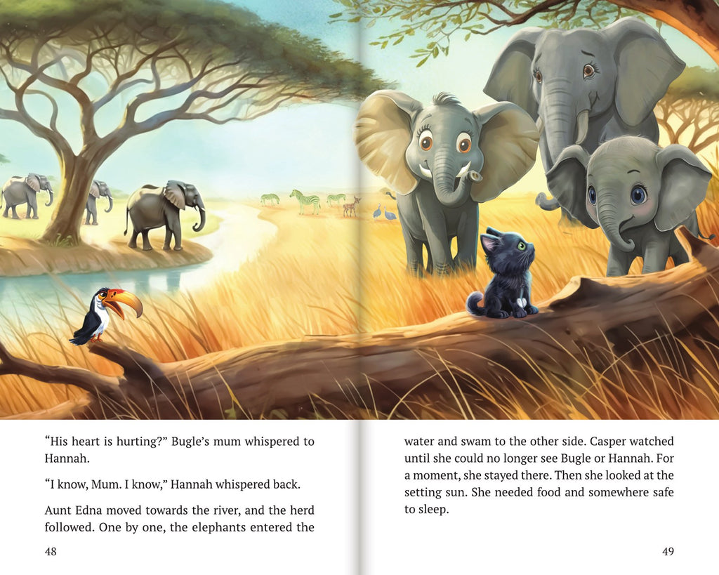 Inside Book 2: The Elephants, illustrated by Lekshmi Bose