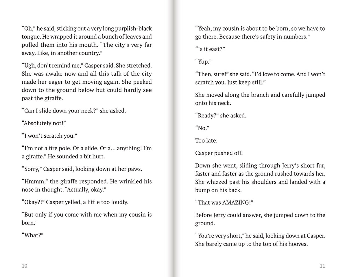 Book 3: The Giraffes, Chapter 1 (part 3 of 4), illustrated by Lekshmi Bose