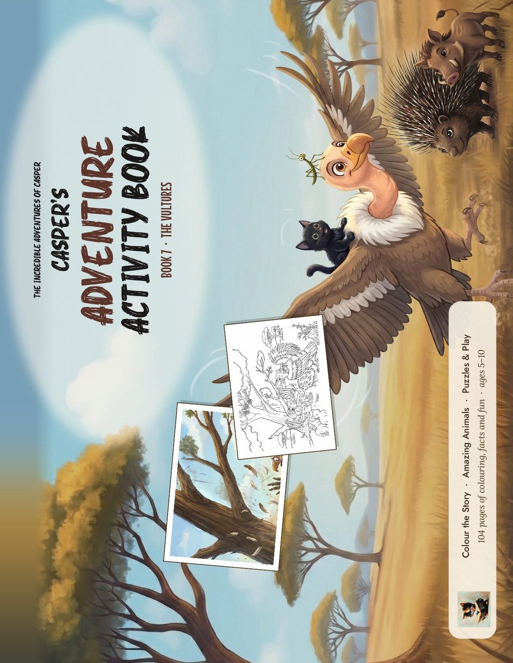 Casper's Adventure Activity Book 7: The Vultures front cover