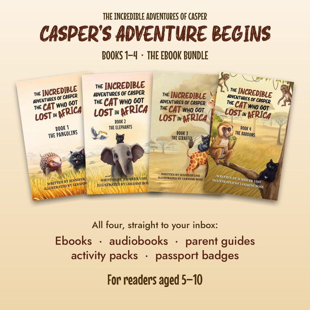 Casper's Adventure Begins, Books 1–4: the ebook bundle