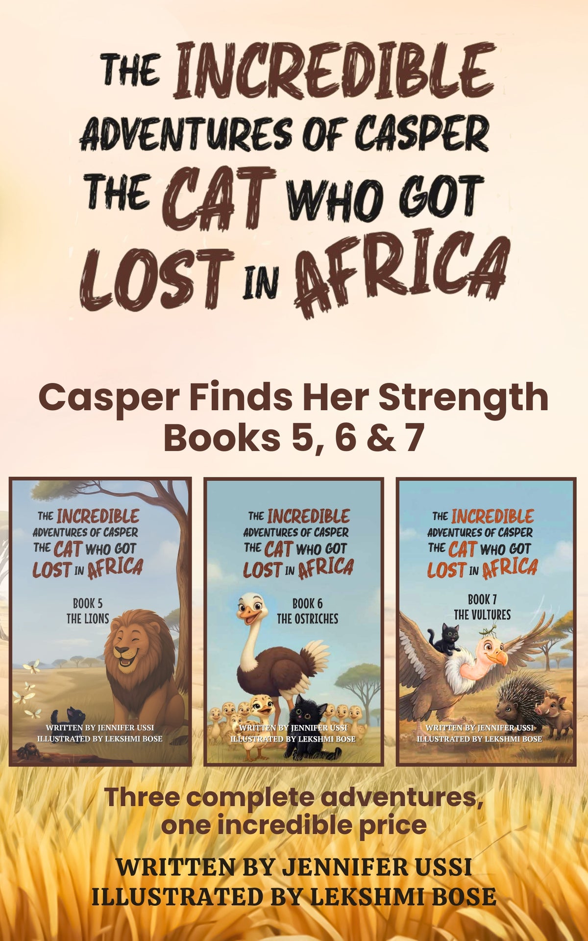 Casper Finds Her Strength, Books 5, 6 and 7